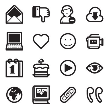 Sosyal Medya Icons set 2 - simpla serisi