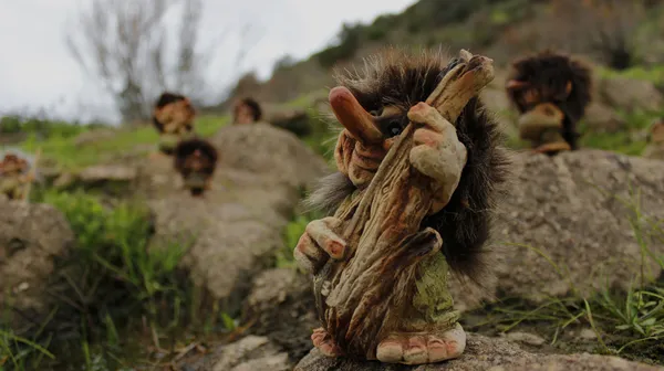 Nyform Trolls in a swamp — Stock Photo, Image