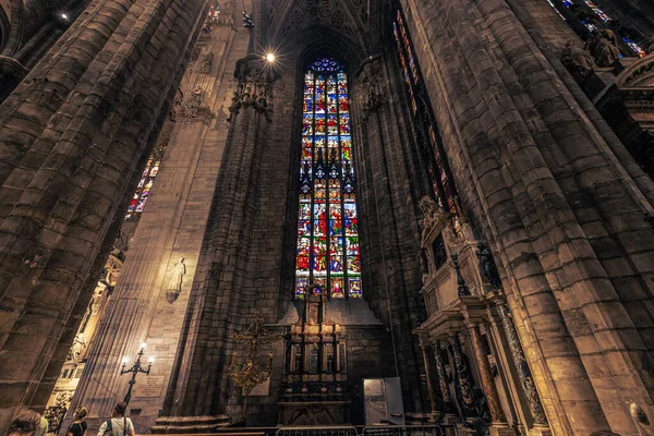 Dentro Catedral Milán Italia — Foto de Stock