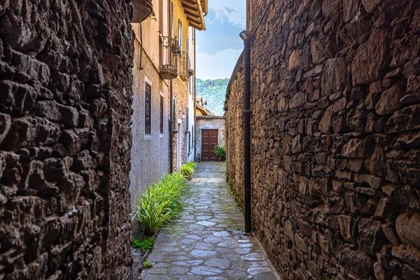 Прекрасный Город Орта Сан Джулио Италия — стоковое фото