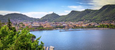 panoramik como Gölü, İtalya