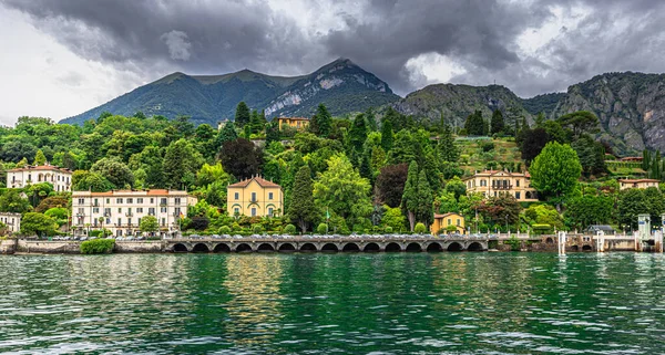 Paisagem Cidade Tremezzo Lago Como Itália — Fotografia de Stock