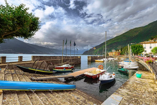Paysage Ville Bellano Dans Lac Côme Italie — Photo