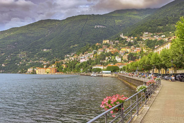 Cidade Bellano Lago Como Itália — Fotografia de Stock