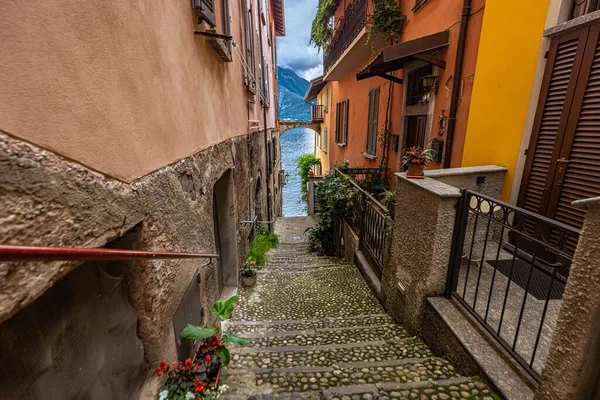 Mooie Kustplaats Varenna Het Comomeer Italië — Stockfoto