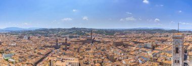 İtalya 'nın Floransa kentinin panoramik çatı manzarası