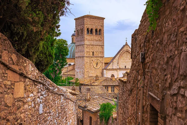 Cidade Cristã Religiosa Medieval Assis Úmbria Itália — Fotografia de Stock