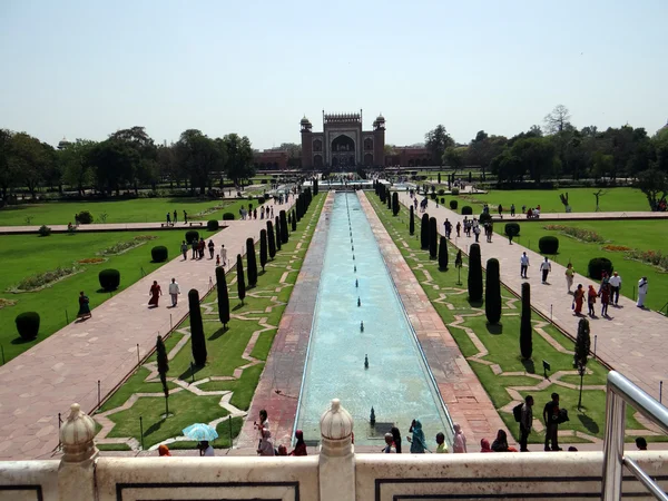 Taj Garden — Stock Photo, Image