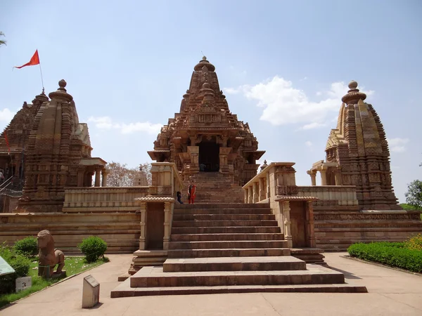 Světového dědictví UNESCO, chrám khajuraho — Stock fotografie