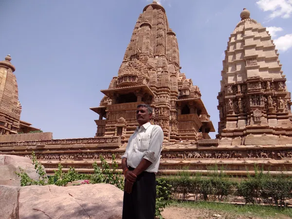 A UNESCO world heritage site, Khajuraho Temple — Stock Photo, Image