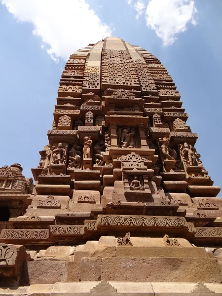 Patrimonio de la Humanidad por la UNESCO, Templo Khajuraho — Foto de Stock