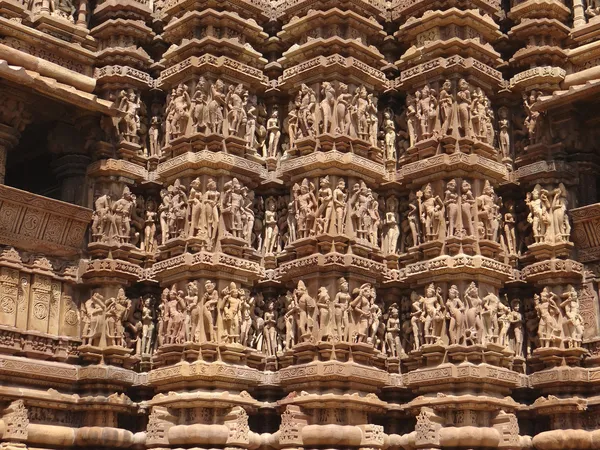 Património Mundial da UNESCO, Templo de Khajuraho — Fotografia de Stock