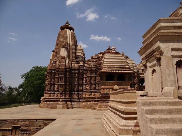 Patrimonio de la Humanidad por la UNESCO, Templo Khajuraho — Foto de Stock