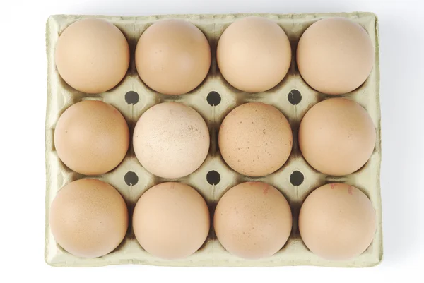 Uma caixa de ovos — Fotografia de Stock