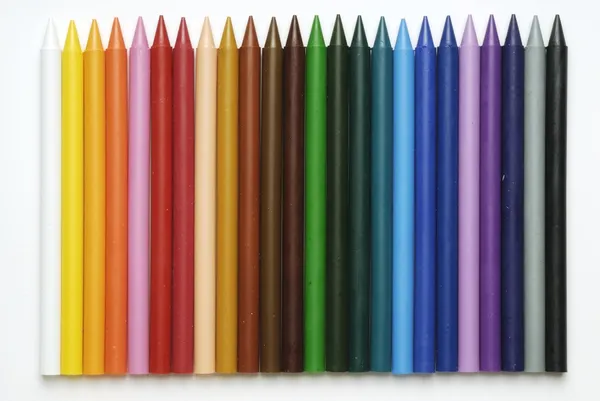 Lápis de cor de plástico — Fotografia de Stock