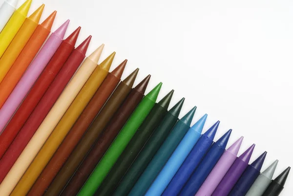 Plastic crayons — Stock Photo, Image