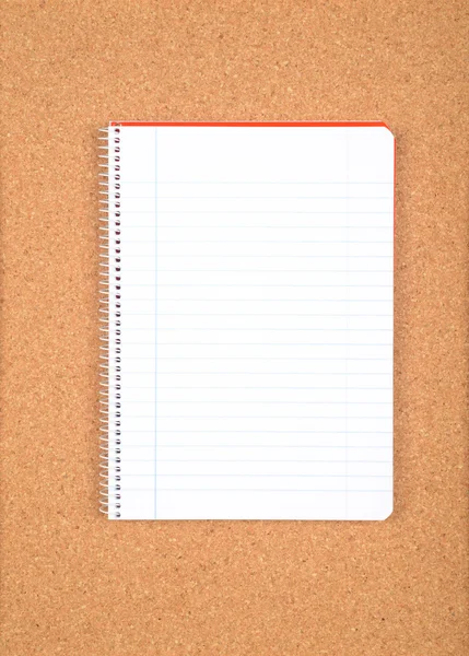 Papel de cuaderno — Foto de Stock