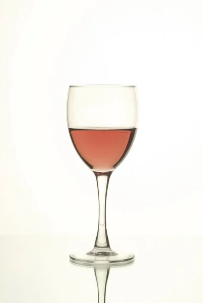 Coppa di vino rosa — Foto Stock