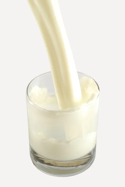 Un bicchiere di latte — Foto Stock