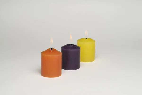 Tres velas — Foto de Stock