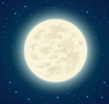Full moon background