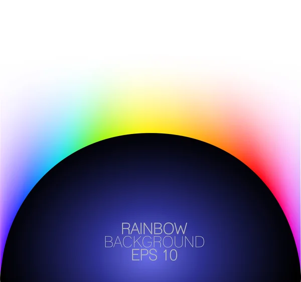 Regenboog bol achtergrond — Stockvector