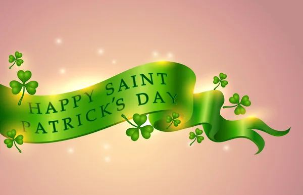 Saint Patrick's day banner — Stock Vector