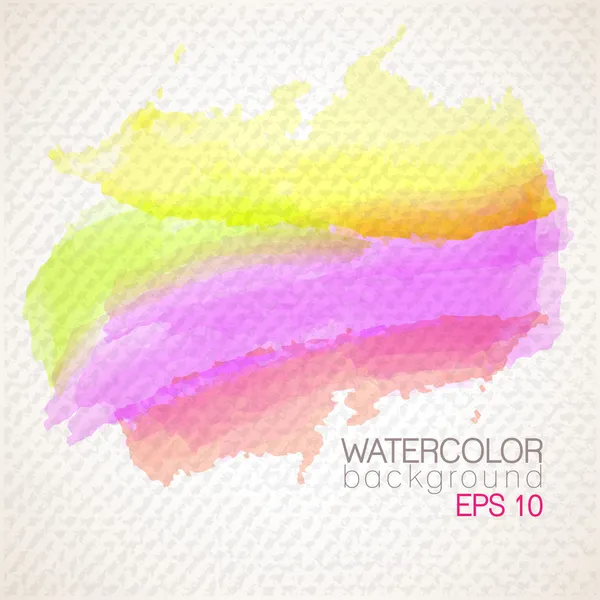 Watercolor banner — Stock Vector