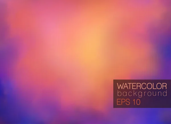 Violetten Aquarell Hintergrund — Stockvektor