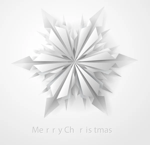 Hand drawn snowflake — Stock Vector