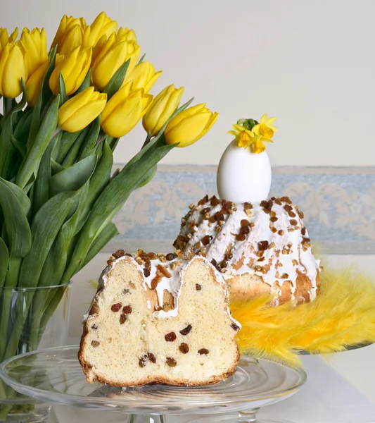 Easter cakes and decoration — Stock Photo, Image