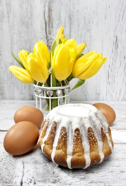 Babka - geleneksel Paskalya kek, Doğu Avrupa'da popüler Maya — Stok fotoğraf