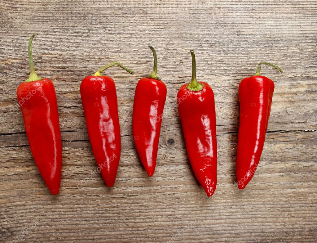 Red hot chili peppers — Stock Photo © agneskantaruk 23724203