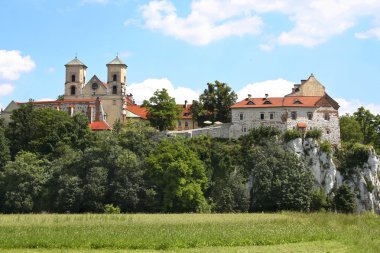 benedictine abbey tyniec, krakow, Polonya