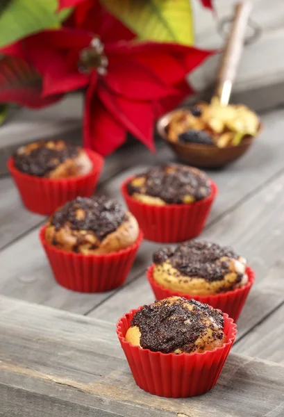 Muffins de graines de pavot — Photo