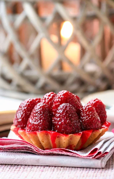 Raspberry tart — Stockfoto