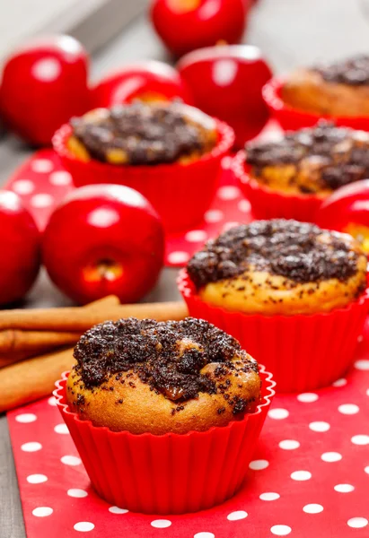 Mohn-Muffins — Stockfoto