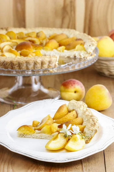 Apricot pie — Stock Photo, Image