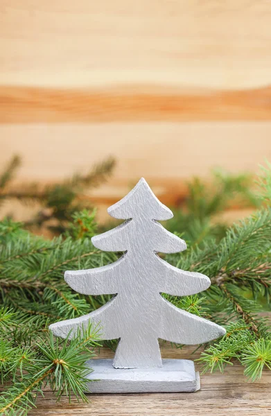 Decoración tradicional del árbol de Navidad — Foto de Stock