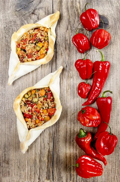 Pide, also known as Pita in some countries — Stock Photo, Image