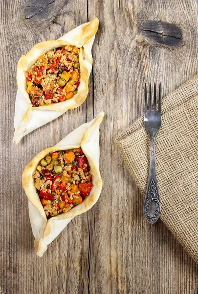 Pide, also known as Pita in some countries — Stock Photo, Image
