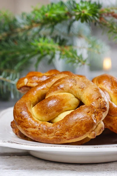 Weihnachtsbrezel — Stockfoto