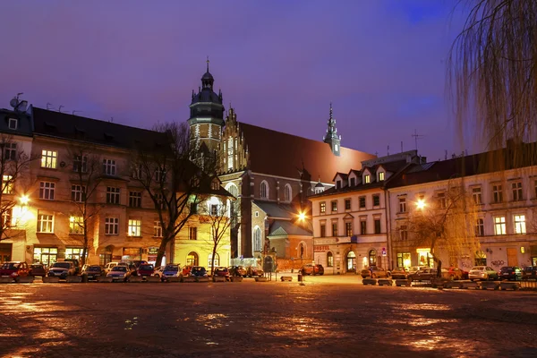 Wolnica square is central part of the former market square — Stock Photo, Image