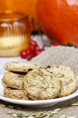 sonbaharda ayar balkabağı kurabiyeleri