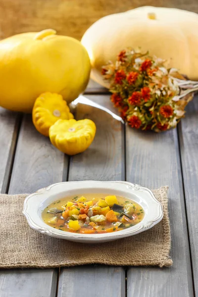 Minestrone, sopa de legumes — Fotografia de Stock