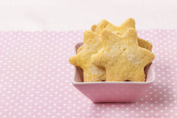 Bolinhos em forma de estrela — Fotografia de Stock