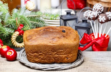 Noel tablo şenlikli ekmek