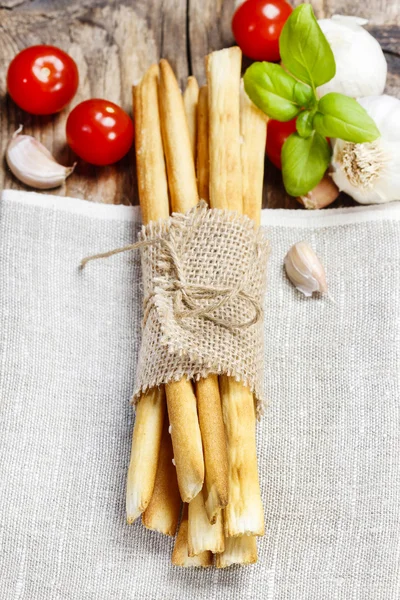 Traditional italian breadsticks — Stock Photo, Image