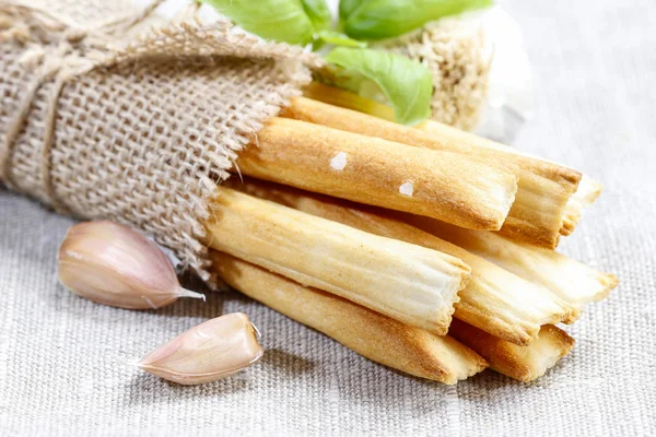 Traditional italian breadsticks — Stock Photo, Image