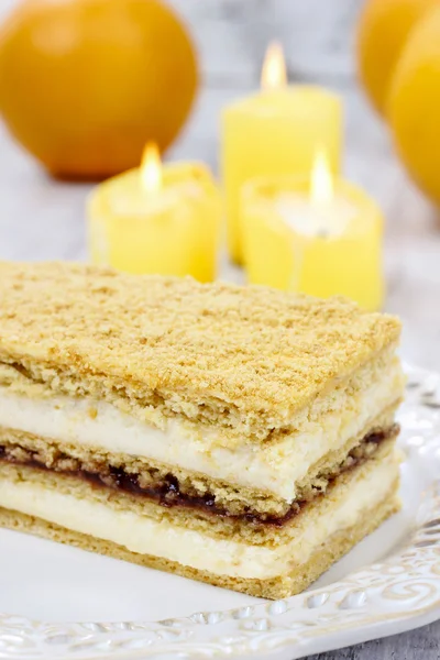 Layer honey cake — Stock Photo, Image